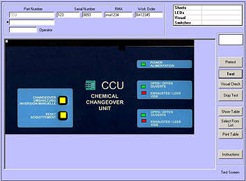 Pneumatic Finger System For Testing Membrane Switches or Switch Panels -  keyboard - keypad - membrane